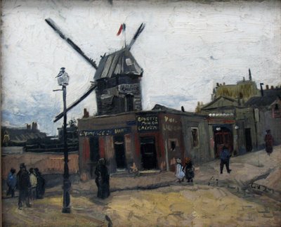 Moulin de la Galette; Kröller-Müller Museum von Vincent van Gogh